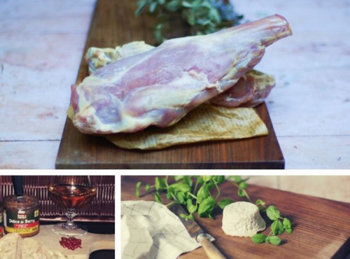 Ferme du caroire - Offre Pâques : Gigot + Filet de Chevreau 1,8 kg - Pâté + Crottin de Chèvre Offert