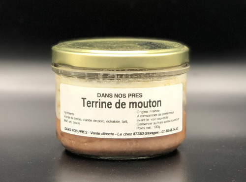 Dans nos Prés - Terrine de mouton 190g