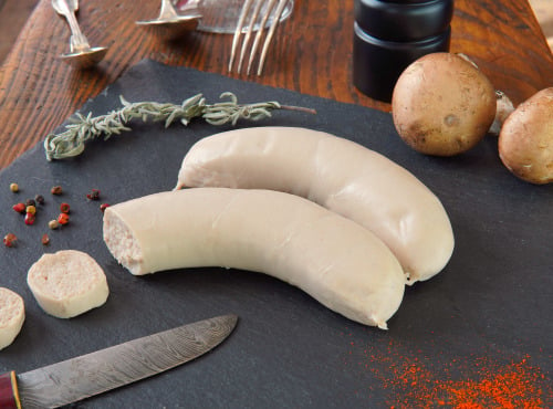 La Ferme du Chaudron - Boudin Blanc Bio 240gr (2 pièces)