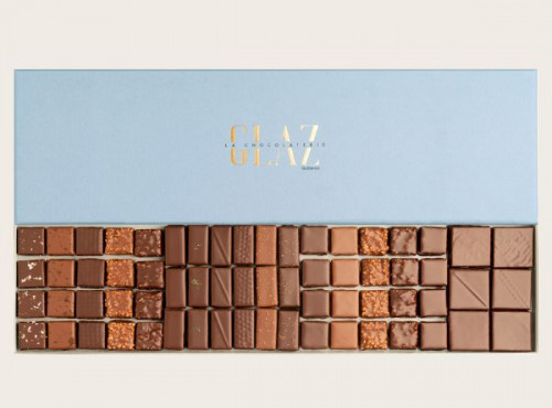 Glaz la chocolaterie de la presqu’île - [Précommande] Coffret Belle-ile ganaches et pralinés noir et lait