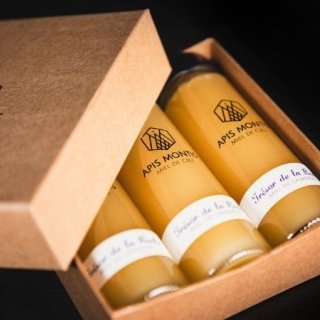 Apis Montis - Coffret cadeau - La Boîte Carrée - Rayons de Soleil - 3x200g