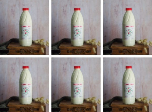 Ferme Chambon - Lait Cru entier de Vache 6 x 1litre