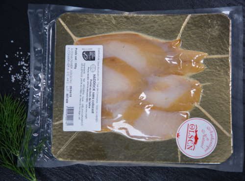 Olsen - Haddock fumé sans colorant 100g 2 tranches