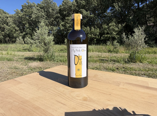 Le Moulin à Olives d’Éguilles - Huile d'Olive Fruité Vert - Cuvée Familiale - Bouteille 750 mL