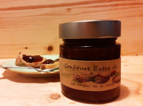 Les Vergers de la Vautée - Confiture Extra de Quetsches 250g