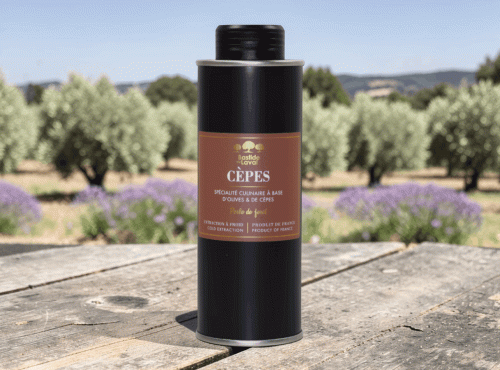 Moulin à huile Bastide du Laval - Huile D'olive Cèpes 25cl Bidon
