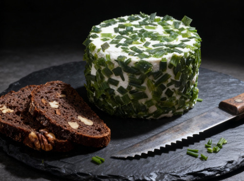 Beurre Plaquette - Selection Chèvre frais du Pont de Pierre à la Ciboulette (Salé)