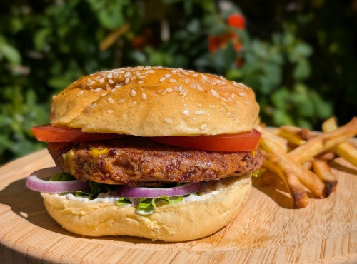 Les Saisissantes - Galettes de haricots rouges au paprika fumé pour burgers - 80g x20
