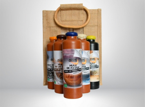 Adal Terra - Coffret cadeau - Coffret Découverte Huiles Gastronomiques Bio et Biodynamiques 6X200ml