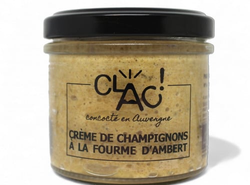 CLAC Conserverie - Crème champignons fourme d'Ambert bio - 100g