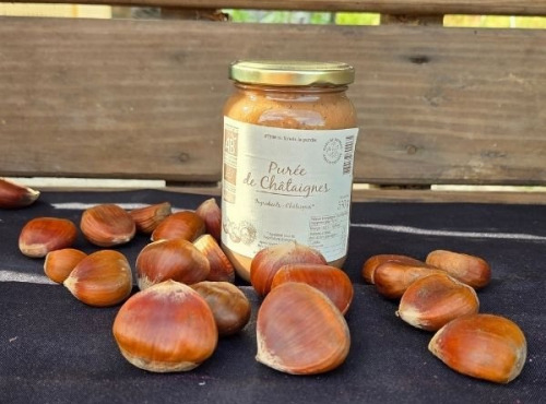 Le verger bio de Quinsac - Purée de chataigne 390gr BIO et DEMETER