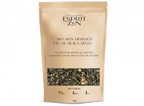 Esprit Zen - Infusion herbacée "Fée de Beaux Rêves" - Sachet 50g