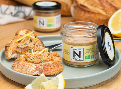 Caviar de Neuvic - Rillettes d'Esturgeon au citron BIO