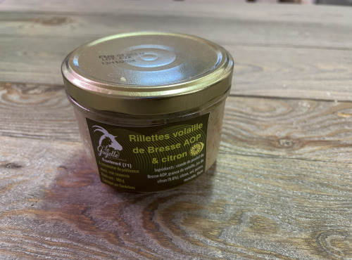 La Guyotte Ferme Bressane - Rillettes de poulet de Bresse au citron 180g