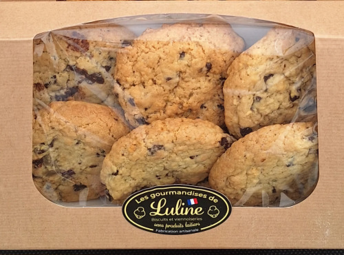 Les Gourmandises de Luline - Cookies aux pépites de chocolat x6