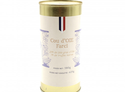 Ferme des Fayards - Cou d’Oie farci truffé à 1% 750g