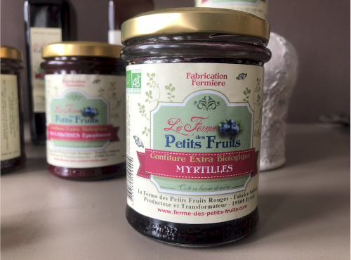 La Ferme des petits fruits - Confiture de myrtilles BIO