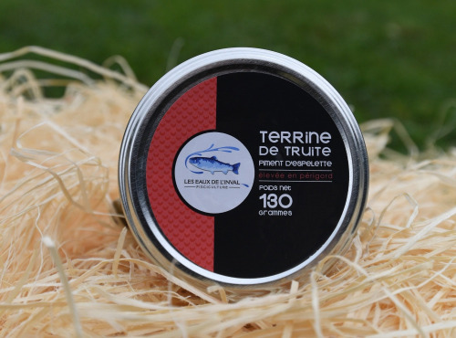 Pisciculture des eaux de l'Inval - 6 TERRINEs DE TRUITE ESPELETTE 130 GR