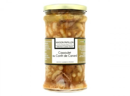 Maison PAPILLON - Artisan depuis 1955 - Cassoulet au Confit de Canard 800g