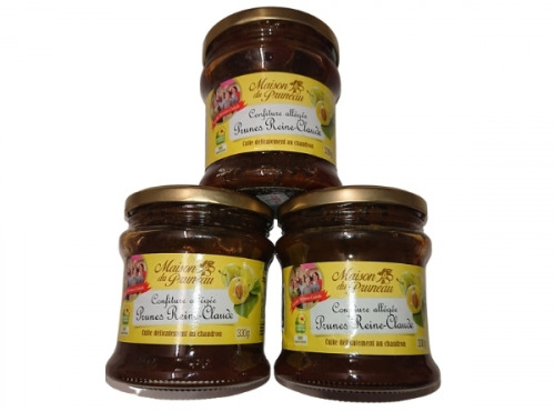 Maison du Pruneau - Cueillette du Gascon - Lot De Confiture De Prune Reine Claude