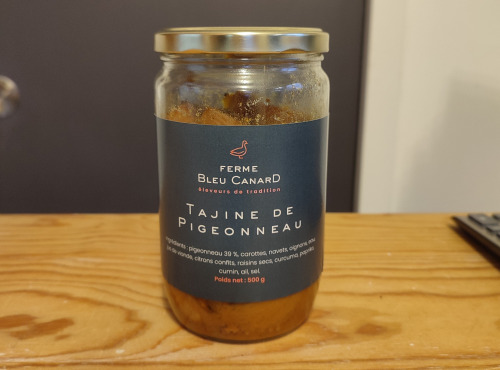 Ferme Bleu Canard - Tajine de pigeonneau 500g