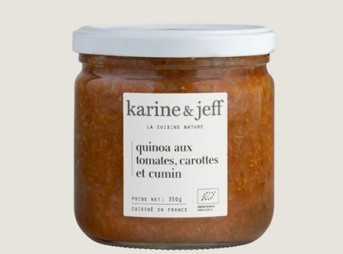 Karine & Jeff - Quinoa aux tomates, carottes et cumin 6x350g