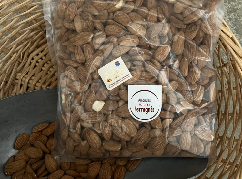 Les amandes et olives du Mont Bouquet - Amandes Françaises variété Ferragnès 1 kg