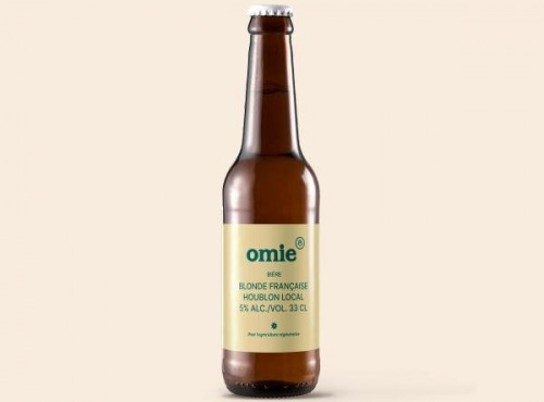 Omie - LOT de 3 - Bière blonde bio - malt et houblon français - 33 cl