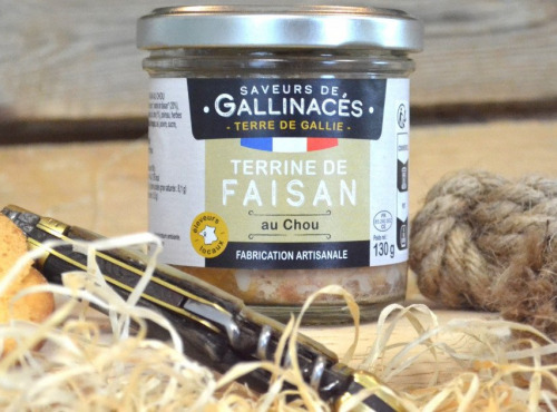 Terre de Gallie - Terrine de faisan au chou x 20