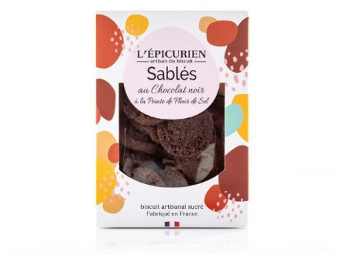 L'Epicurien - Sablés Chocolat Noir à la Fleur de Sel