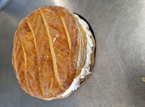 Mademoiselle Fayel - Galette des rois glacée crème glacée chocolat sorbet poire