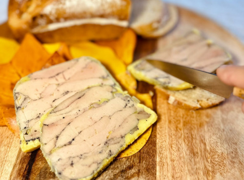 Le Fumoir du Périgord - Foie Gras de Canard Fumé Mi-Cuit Entier Qualité Extra issu à 100% de Canard IGP Périgord