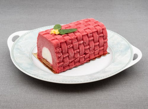 Le Jardinier Glacier - Bûche glacée vanille/framboise 750ml 6 à 8 pers X3