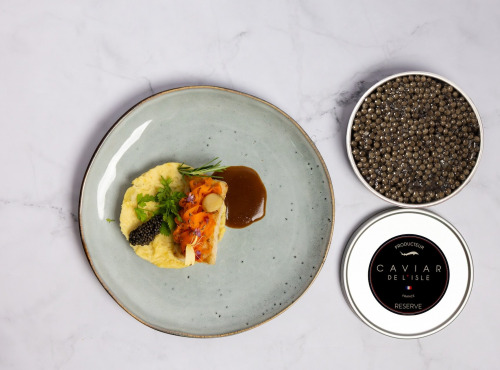 Caviar de l'Isle - Caviar Baeri réserve Français 500g - Caviar de l'Isle