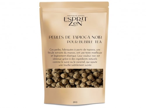 Esprit Zen - Perles de Tapioca - pour - Bubble Tea - Sachet Zip 2 Kg