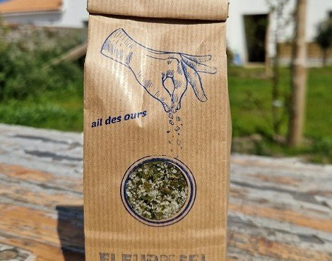 Marais Salants la Griffardière - Fleur de Sel Ail des Ours 250gr