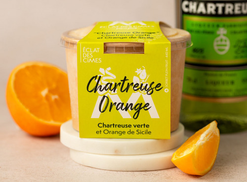 Eclat des cimes - Sorbet "Chartreuse Orange" Chartreuse verte et Orange de Sicile 440 ml