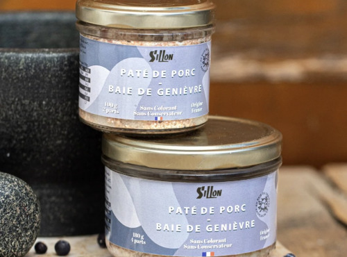 Sillon Conserverie - Pâté baie de Genièvre 180g