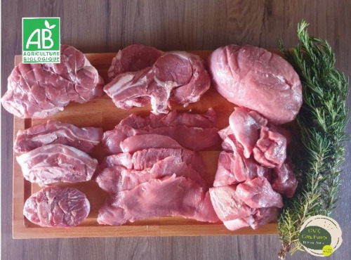 Ferme GAEC Côte Pardin - [SURGELE] Colis de Veau BIO Race Aubrac - 5 kg