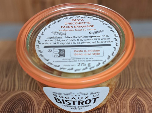 Les Bocaux du Bistrot - Pasta Orecchiette façon Basquaise