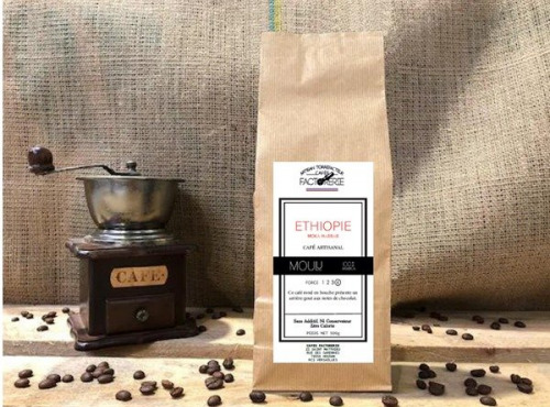 Cafés Factorerie - Café Ethiopie Moka Harrar MOULU - 500g