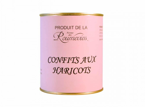 La Ferme des Roumevies - Confit de magret de canard aux haricots blancs cassoulet 1000g