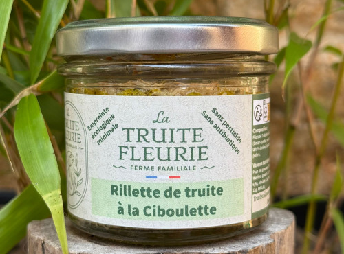 La Truite Fleurie - Rillettes de truite ciboulette 90g