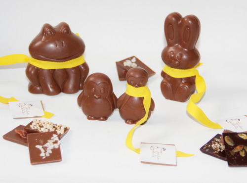 Mon jardin chocolaté - Pingouins de Pâques Chocolat Au Lait