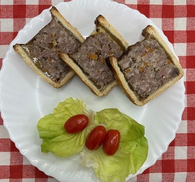 Ferme Guillaumont - PATE EN CROUTE DE CERF AUX GIROLLES X 2 TRANCHES