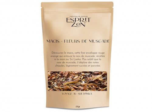 Esprit Zen - Macis - Fleurs de Muscade- Sachet zip de 25g