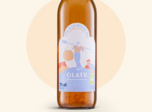 Olatu - Thé glacé pêche BIO 75cl