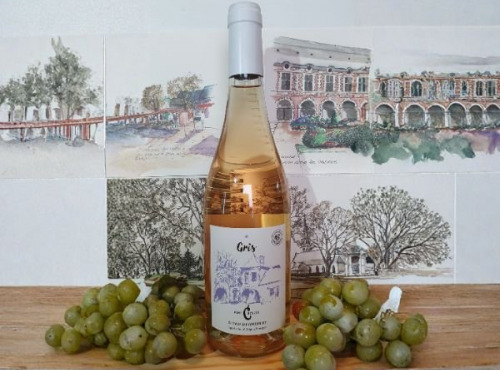 Cave Creuzet - Les Caves aux Caux - AOC Coteaux du Vendômois Rosé "Gris" 2024 - Lot de 6