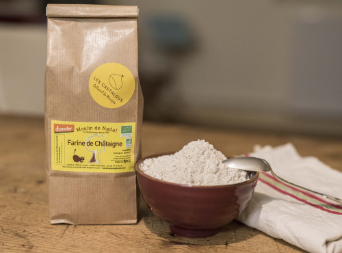 Ferme du Moulin de Nadal - Farine de Châtaigne - Bio Demeter - 3x 400g