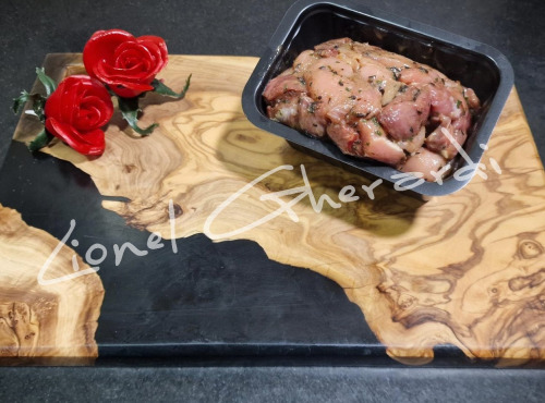 Boucherie Charcuterie Traiteur Lionel Ghérardi - Emincé de Veau mariné aux Cèpes - 500g